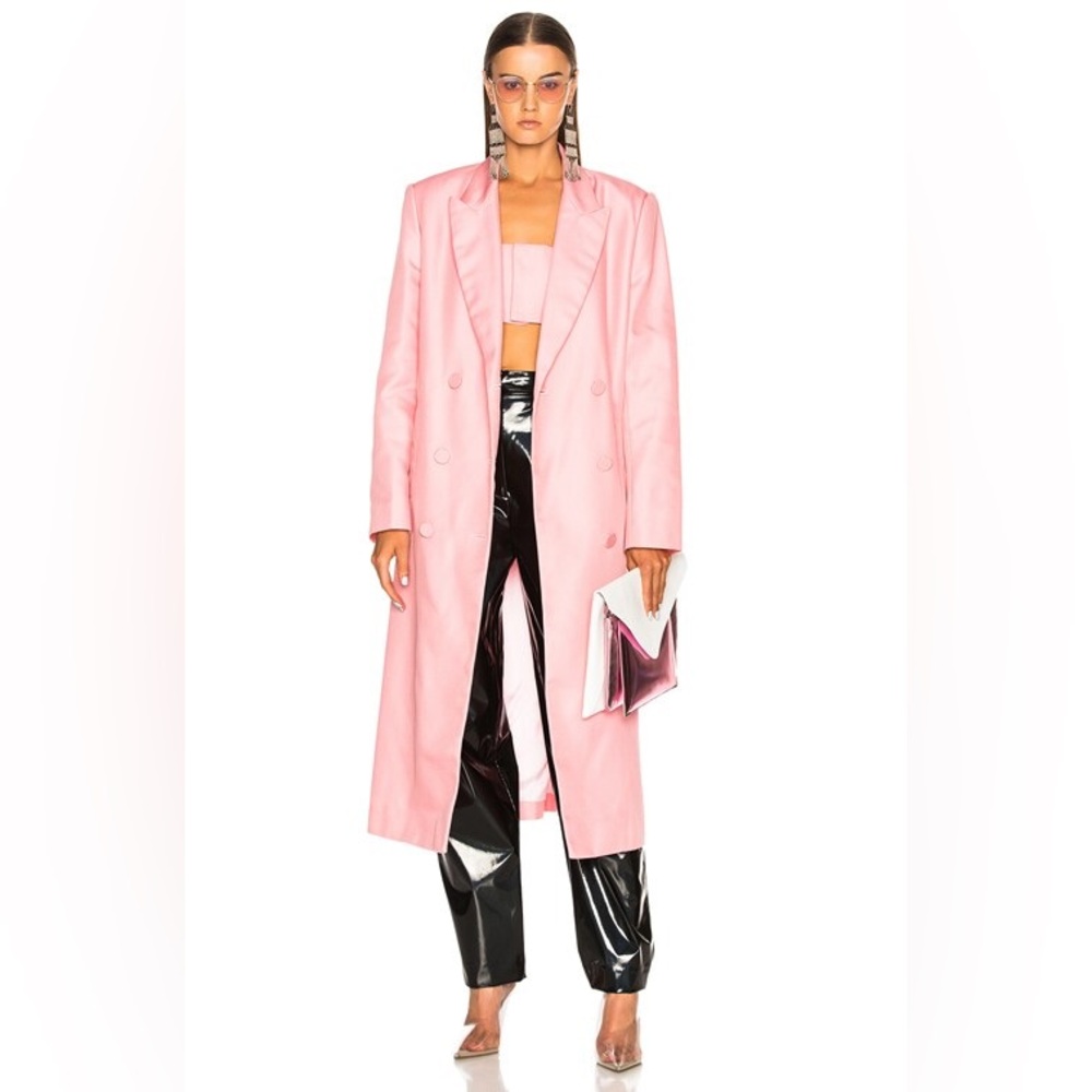 Helmut Lang x Shayne Oliver Long Double-Breasted Coat